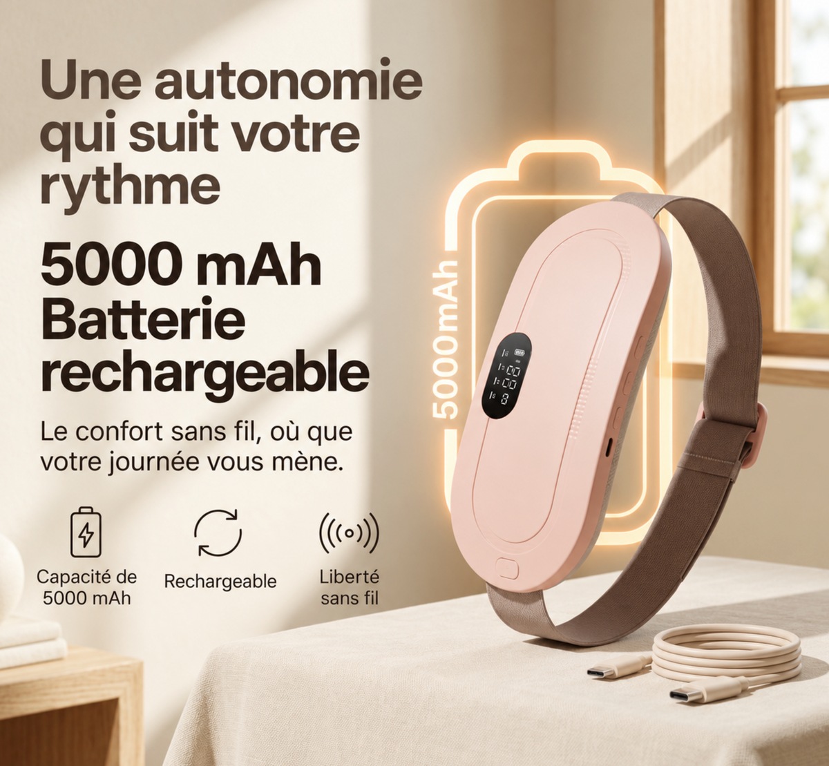 Braise° — Ceinture chauffante menstruelle