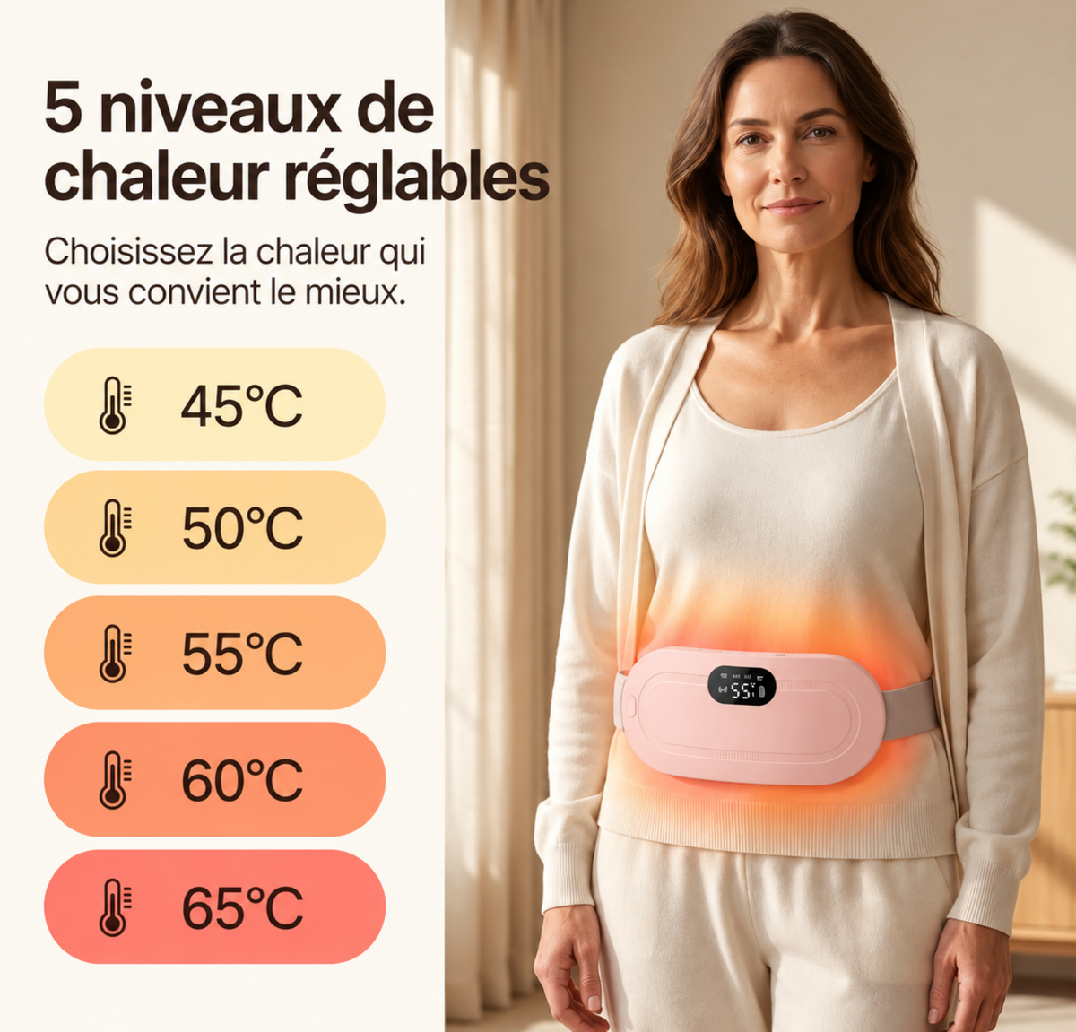 Braise° — Ceinture chauffante menstruelle
