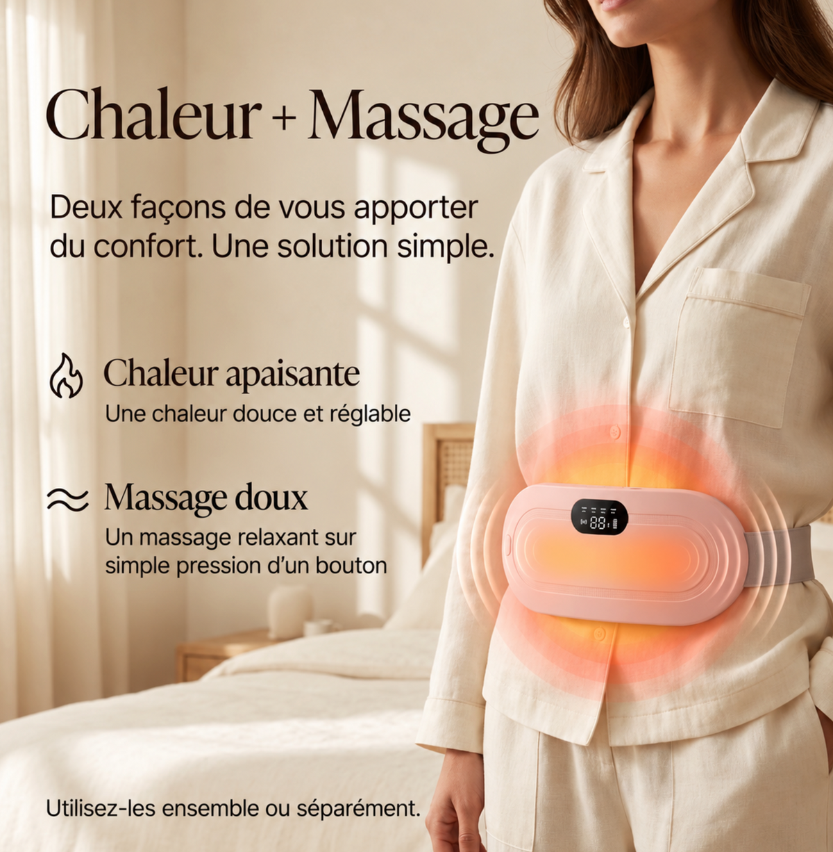 Braise° — Ceinture chauffante menstruelle